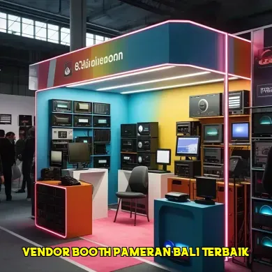 Jasa kontraktor booth pameran dengan sentuhan budaya dan modern